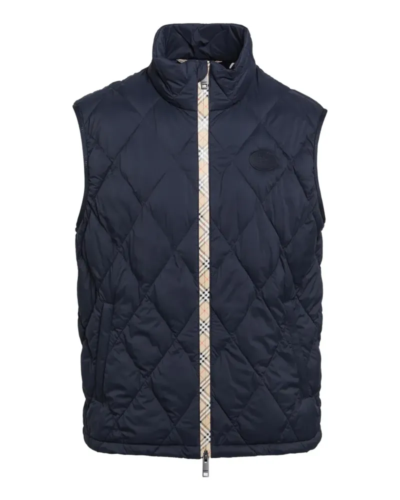 Burberry packable quilted nylon Acresford gilet - Blau Blau