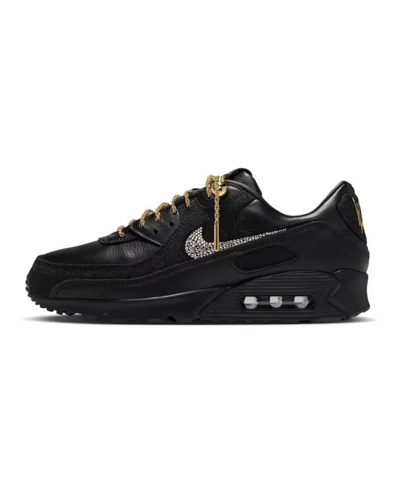 Nike Air Max 90 Sneakers mit Kristallen - Schwarz Schwarz