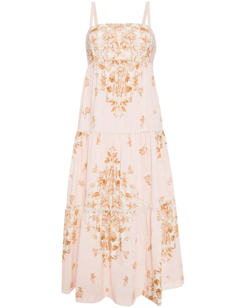 Sachin & Babi Giorno Kleid mit blumigem Print - Rosa Rosa