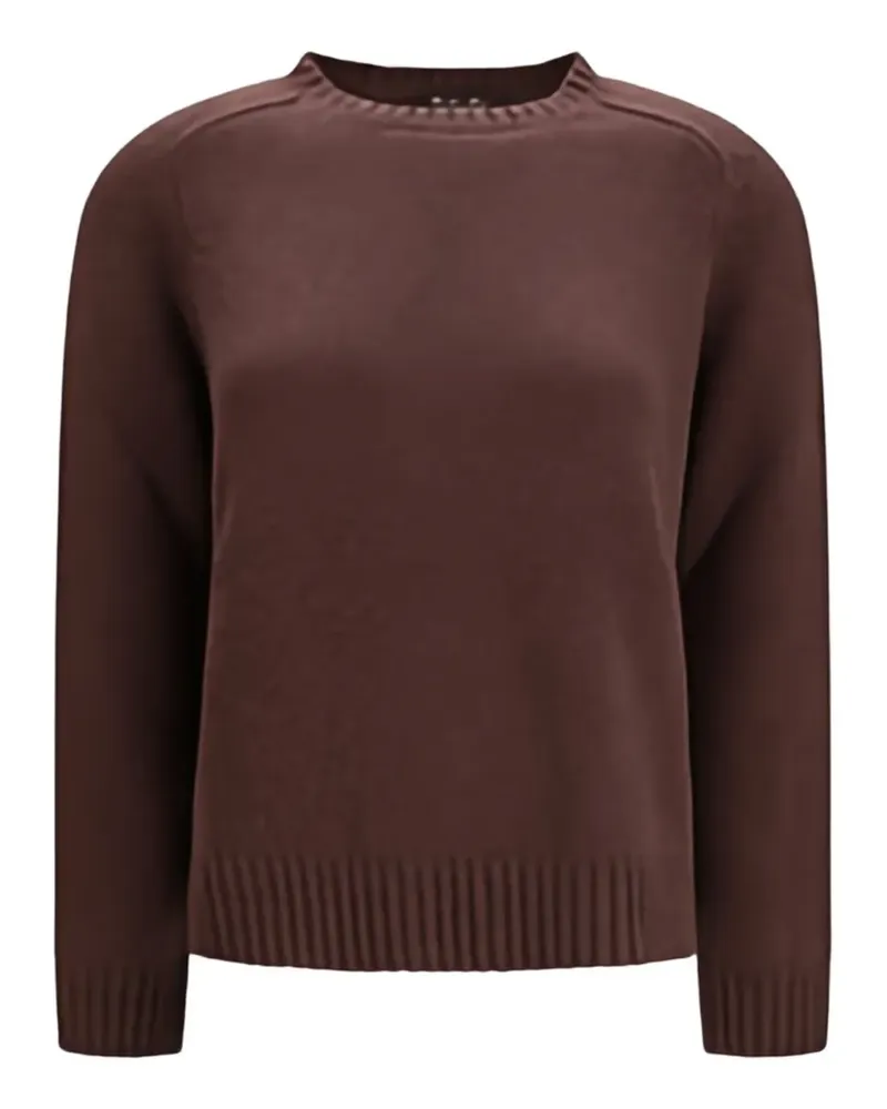 Loro Piana cashmere raglan-sleeve sweater - Braun Braun