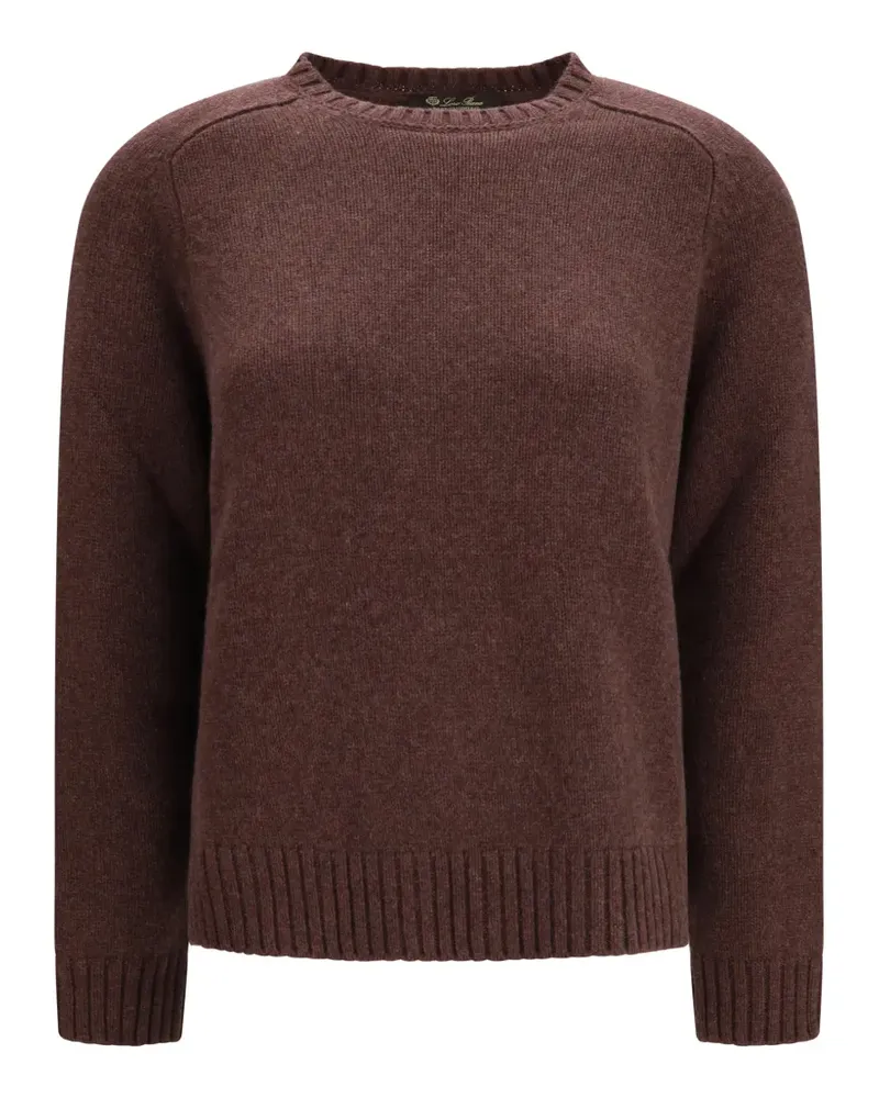 Loro Piana Kaschmirpullover mit Raglanärmeln - Braun Braun