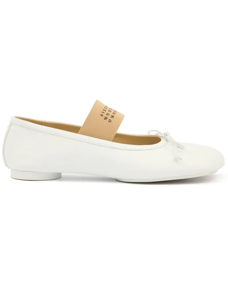 Maison Margiela Anatomic Ballerinas - Weiß Weiß