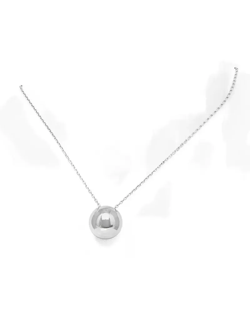 Furla Halskette mit Kugelanhänger - Silber Silber