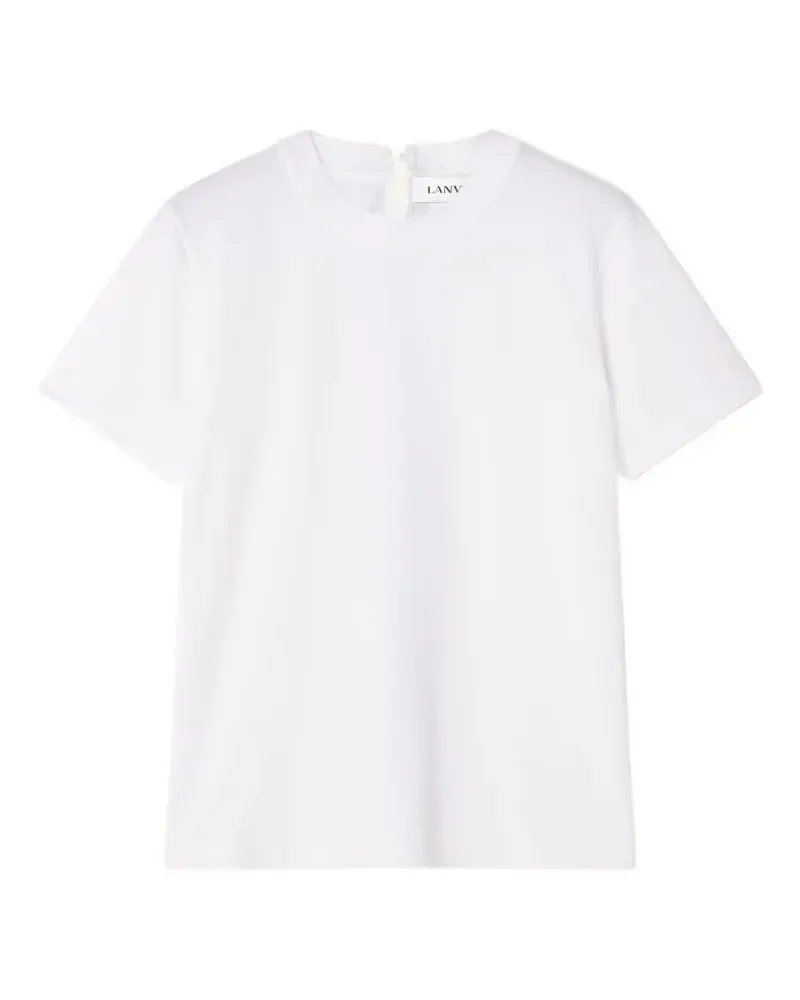 Lanvin T-Shirt mit Ripsbandschleife - Weiß Weiß