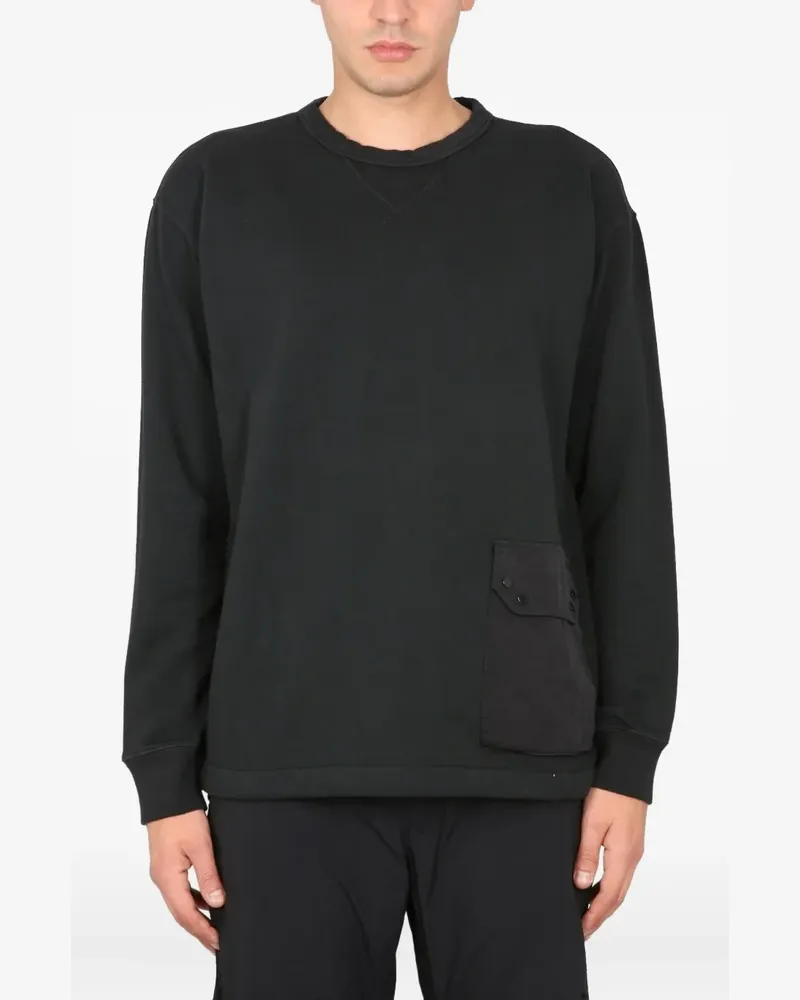 Ten c pocket-detail crew-neck sweatshirt - Schwarz Schwarz