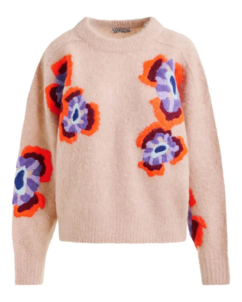 Essentiel Impossible1 Pullover mit Stickerei - Nude Nude