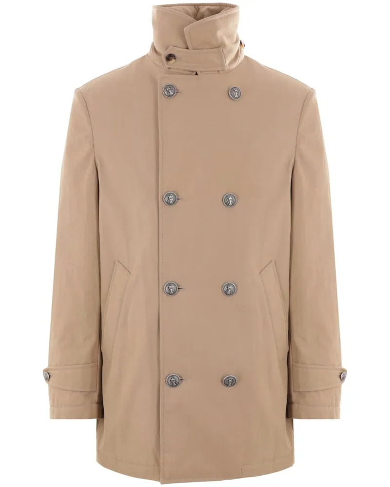 Brunello Cucinelli Wattierte Gabardine-Jacke - Nude Nude