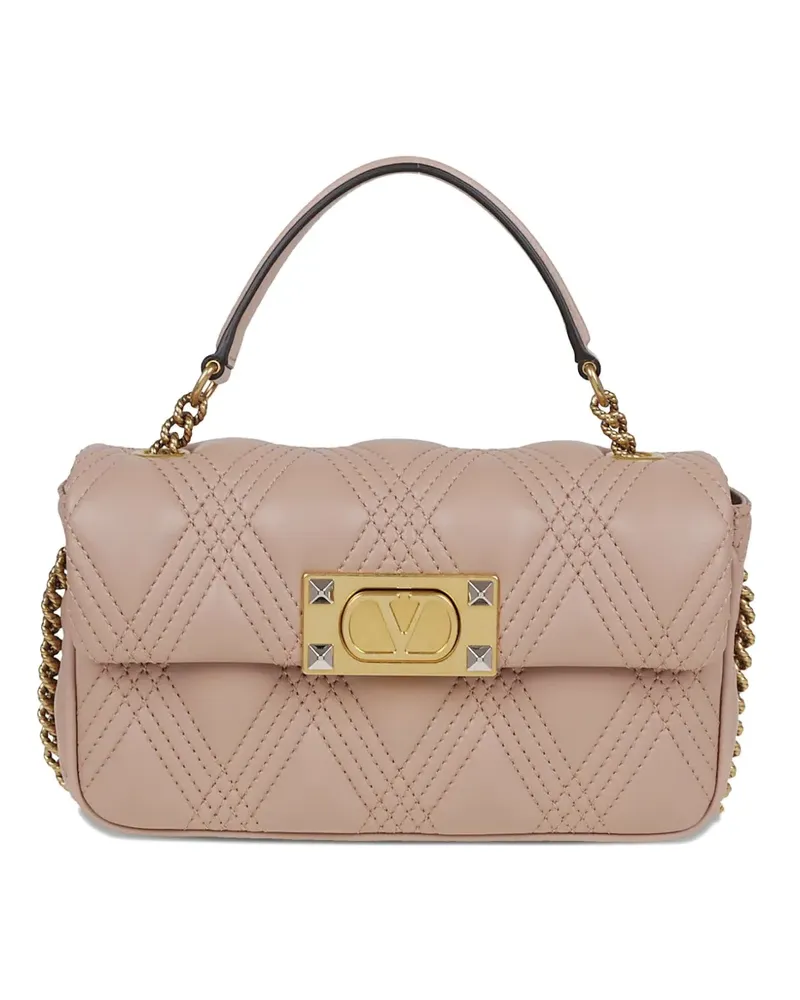 Valentino Garavani Mini-Tasche mit gestepptem Effekt - Rosa Rosa