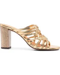 Chie Mihara Beijing Mules 80mm Gold