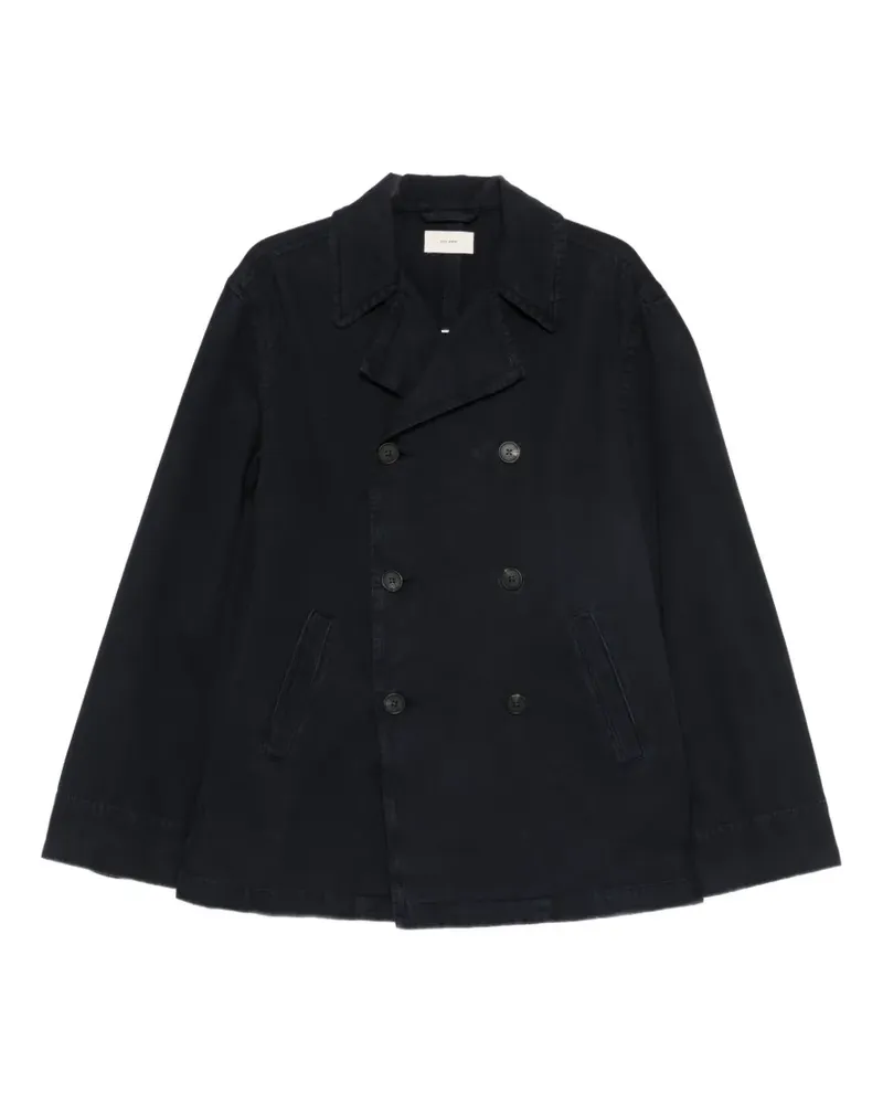 The Row Norlin double-breasted jacket - Blau Blau