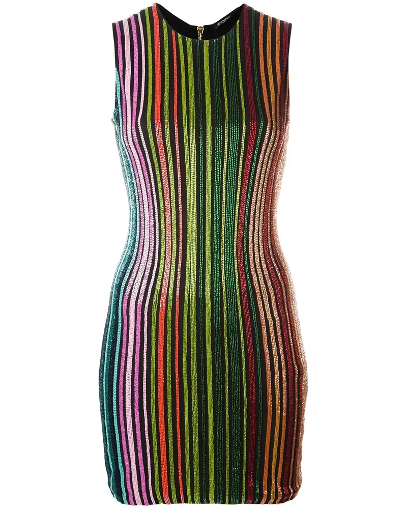 Balmain Verziertes Kleid - Mehrfarbig Mehrfarbig