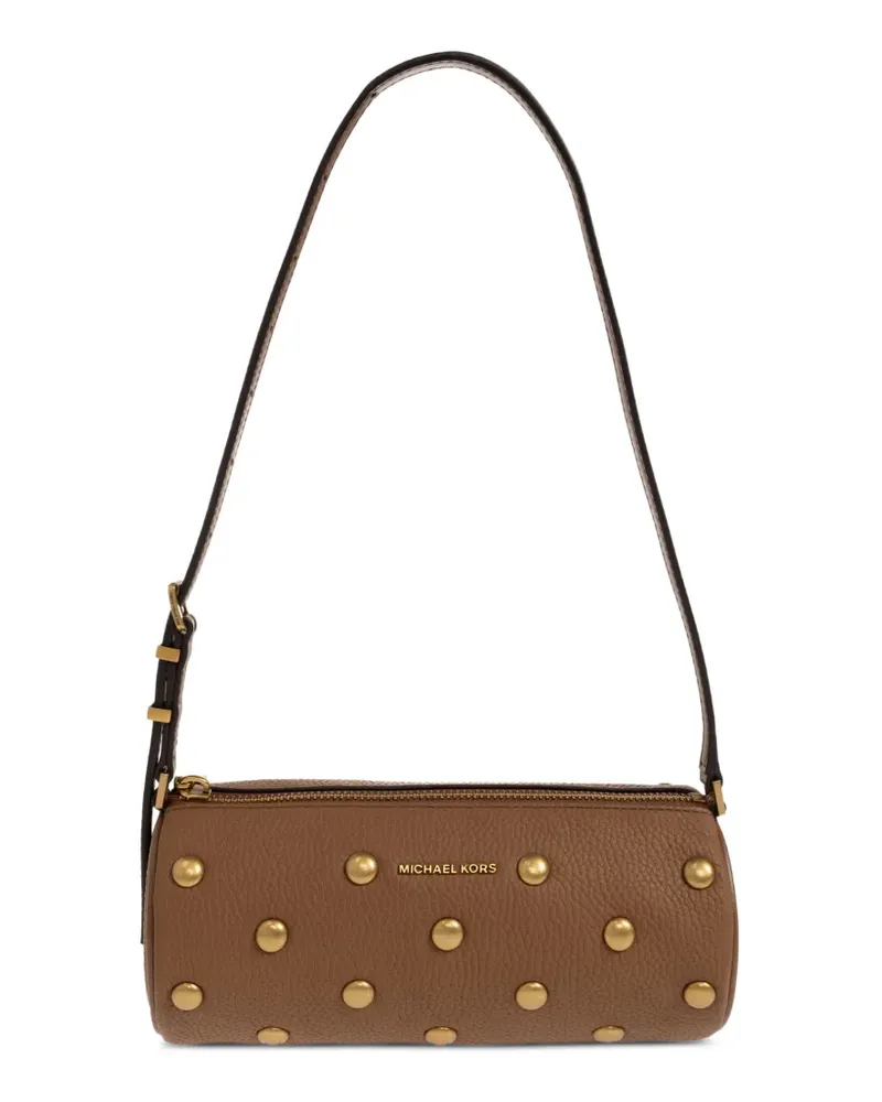 Michael Kors Schultertasche mit Nieten - Braun Braun