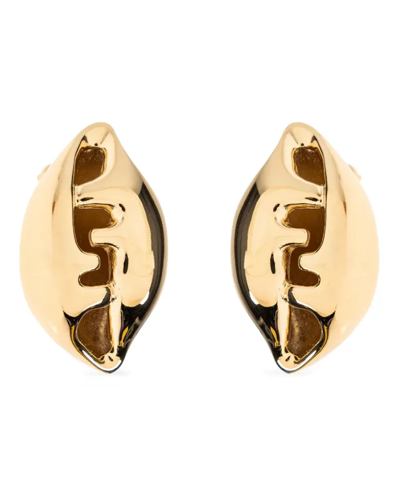 Fendi Ohrringe in Muschelform - Gold Gold