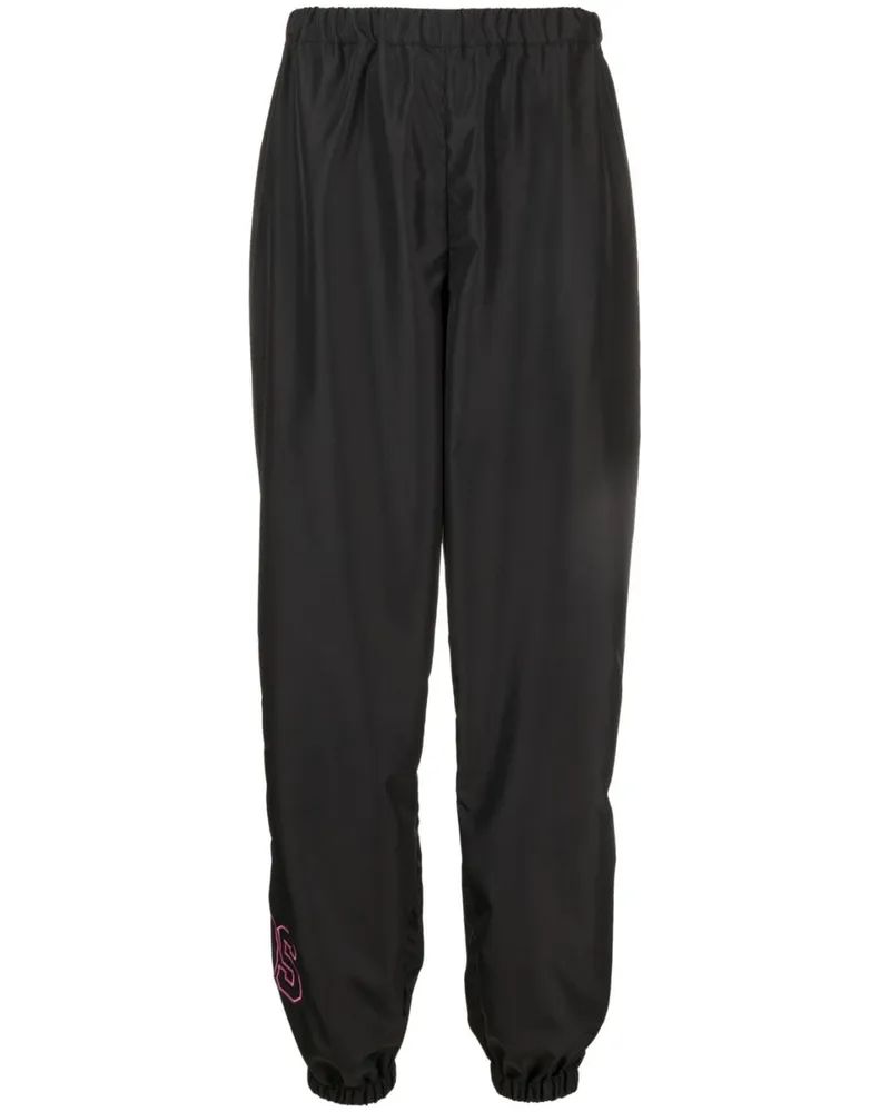 GCDS Jogginghose mit Logo-Print - Schwarz Schwarz