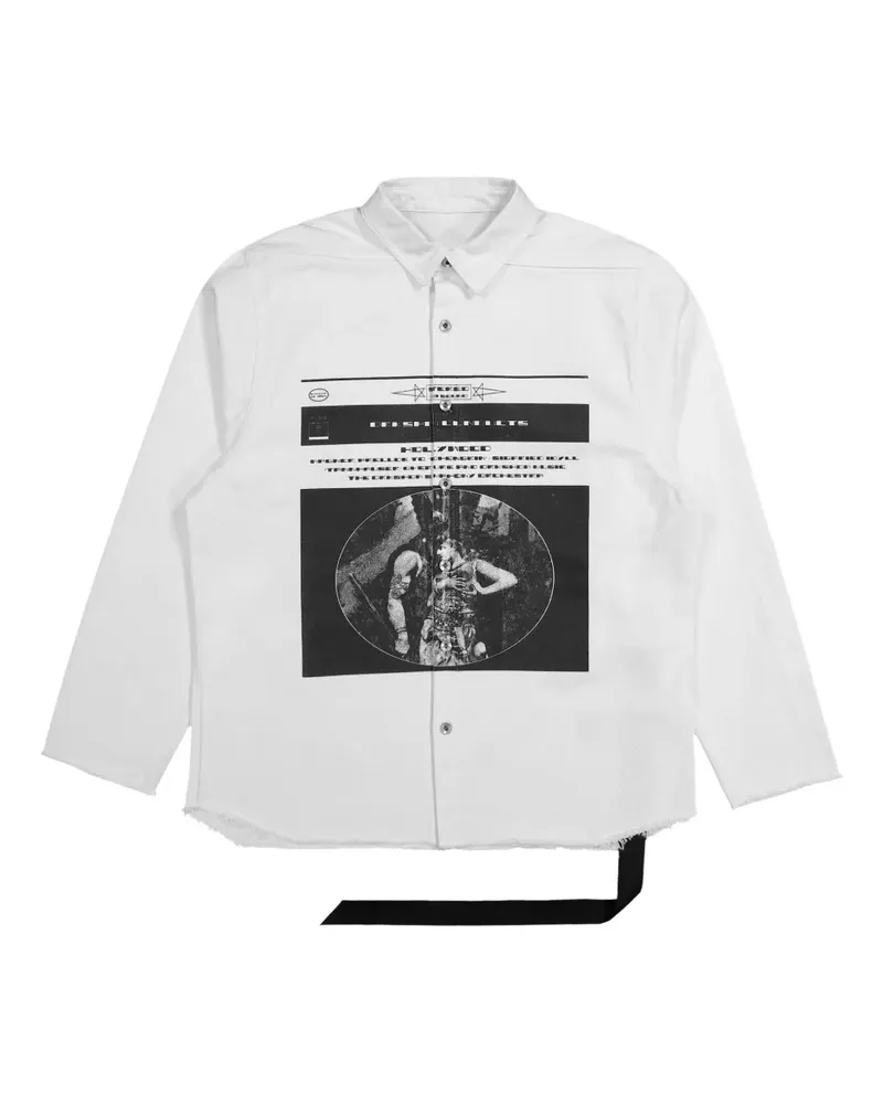DRKSHDW by Rick Owens Jumbo Hemdjacke - Weiß Weiß