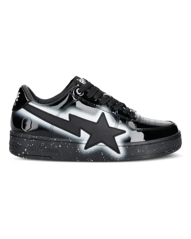 BAPE Bape Sta Sneakers mit Spray-Effekt - Schwarz Schwarz