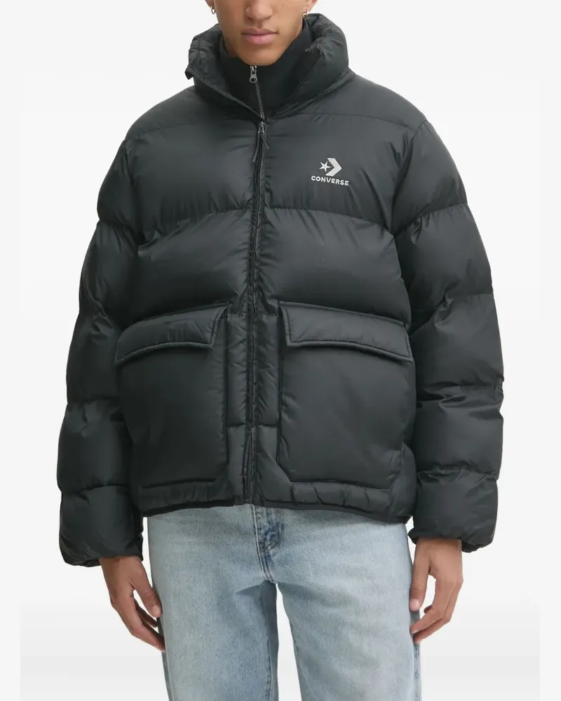 Converse padded pockets jacket - Schwarz Schwarz