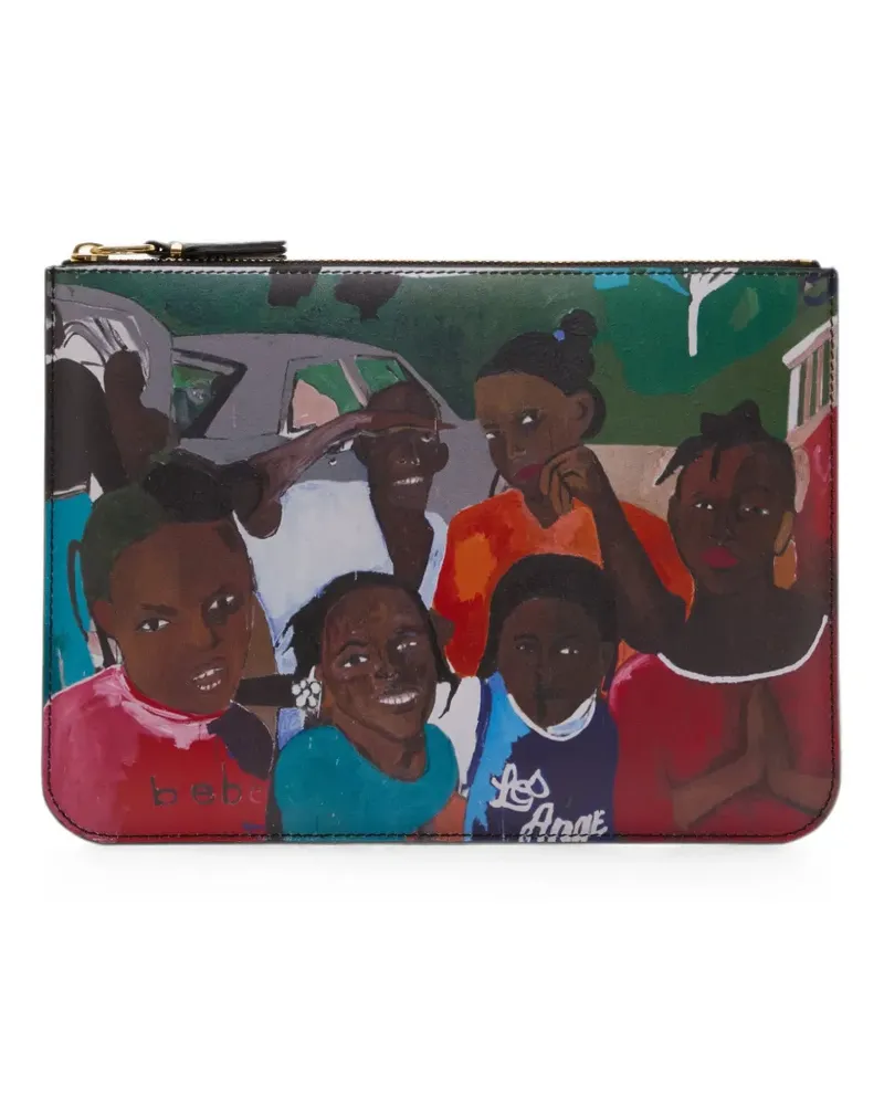 Comme des Garçons Henry Taylor Clutch mit Reißverschluss - Schwarz Schwarz