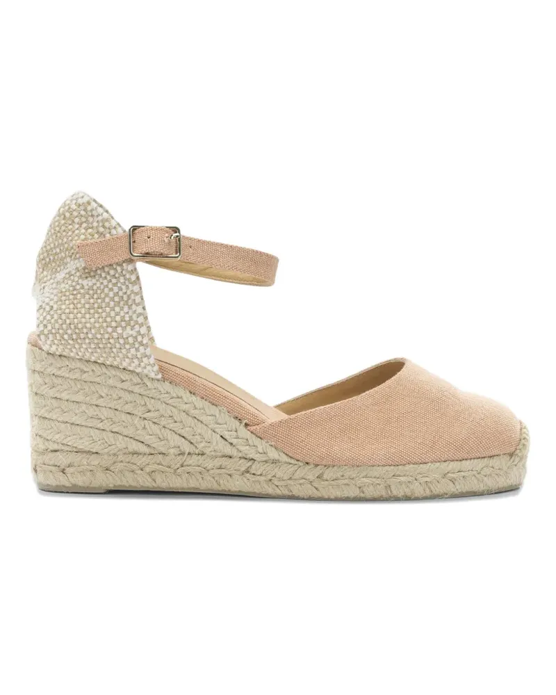 Castañer Carol buckle-fastening wedge espadrilles - Rosa Rosa