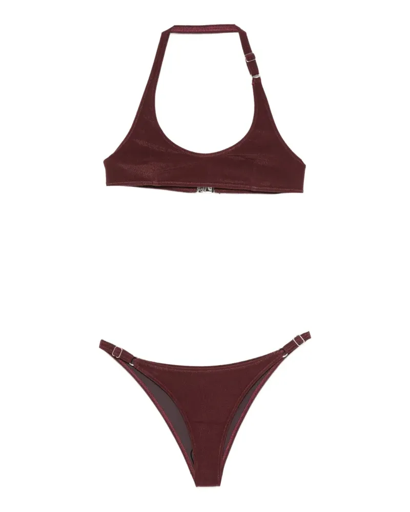 ATTICO halterneck bikini set - Rot Rot