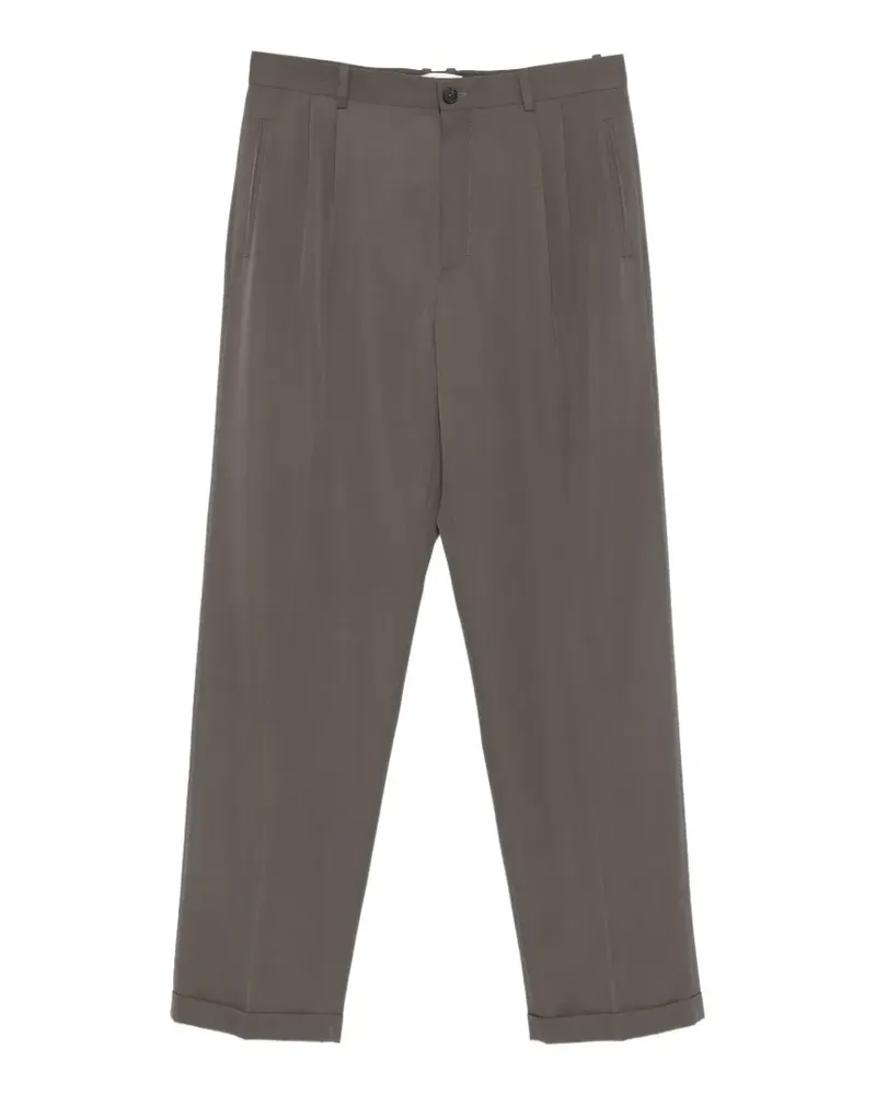 The Row Tosca Hose mit Falten - Braun Braun