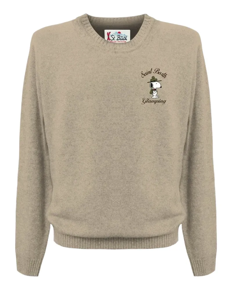 MC2 Saint Barth x Snoopy Peanuts Pullover mit rundem Ausschnitt - Nude Nude