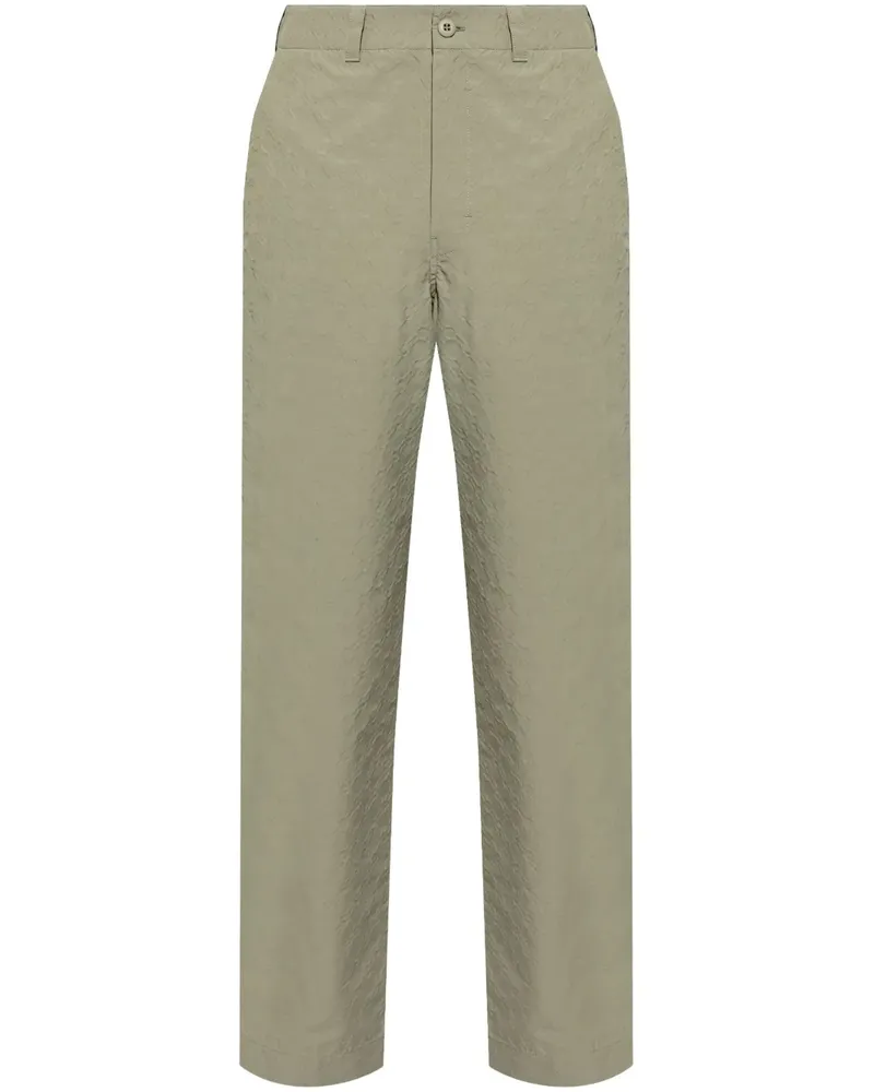 Givenchy Hose mit Monogramm-Prägung - Grün Grün