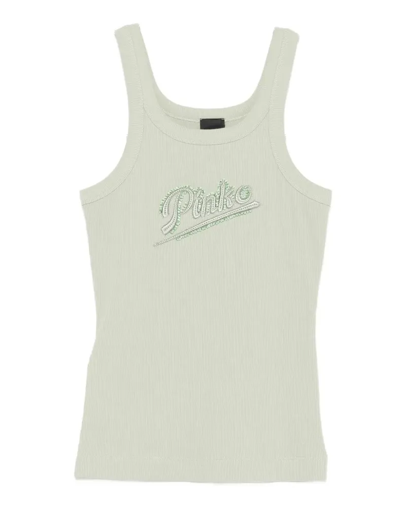 Pinko Caipiroska Oberteil mit Logo - Grün Grün