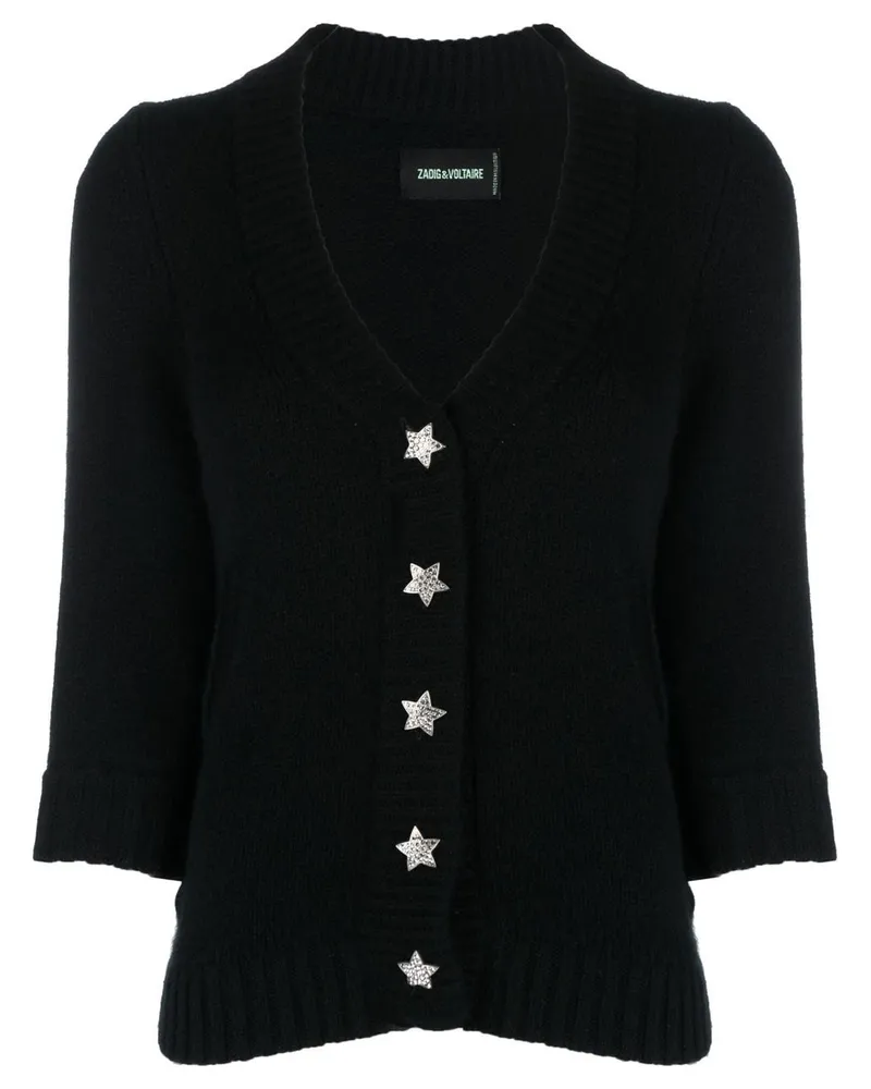 Zadig & Voltaire Betsy Kaschmircardigan - Schwarz Schwarz
