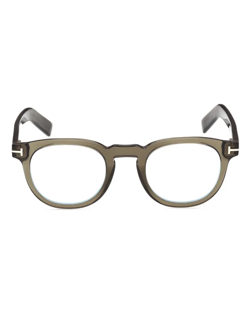 Tom Ford Brille mit rundem Gestell - Grün Grün