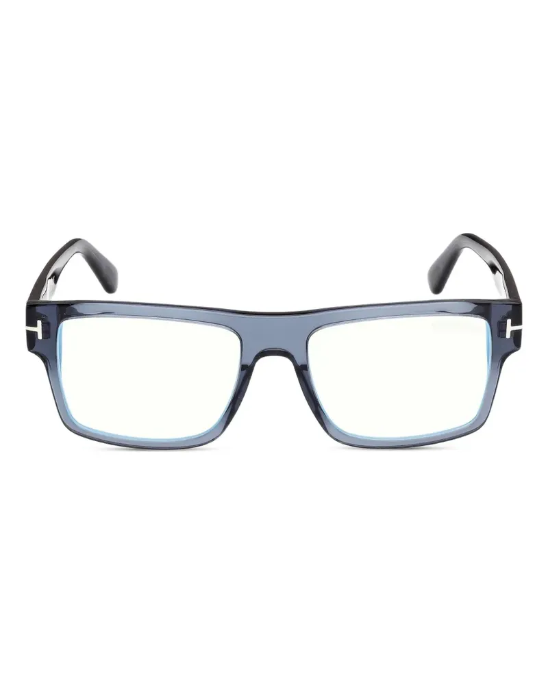 Tom Ford rectangle-frame glasses - Grau Grau