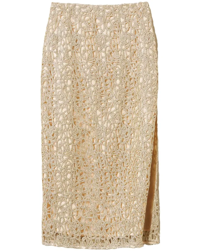 Twin-Set Halblanger Rock - Gold Gold