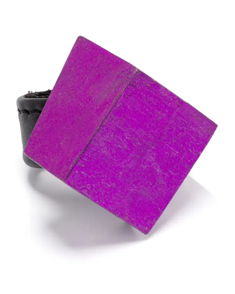 Monies Ring mit Logo-Gravur - Violett Violett