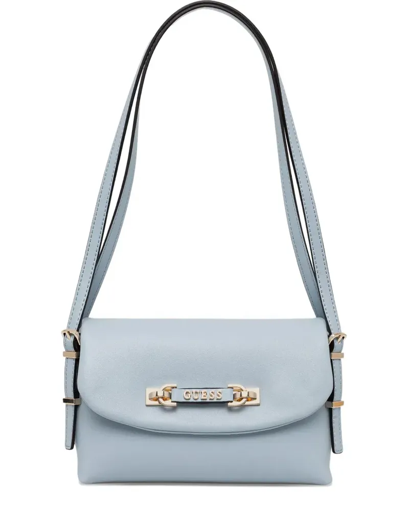 Guess Lefia Schultertasche mit Klappe - Blau Blau