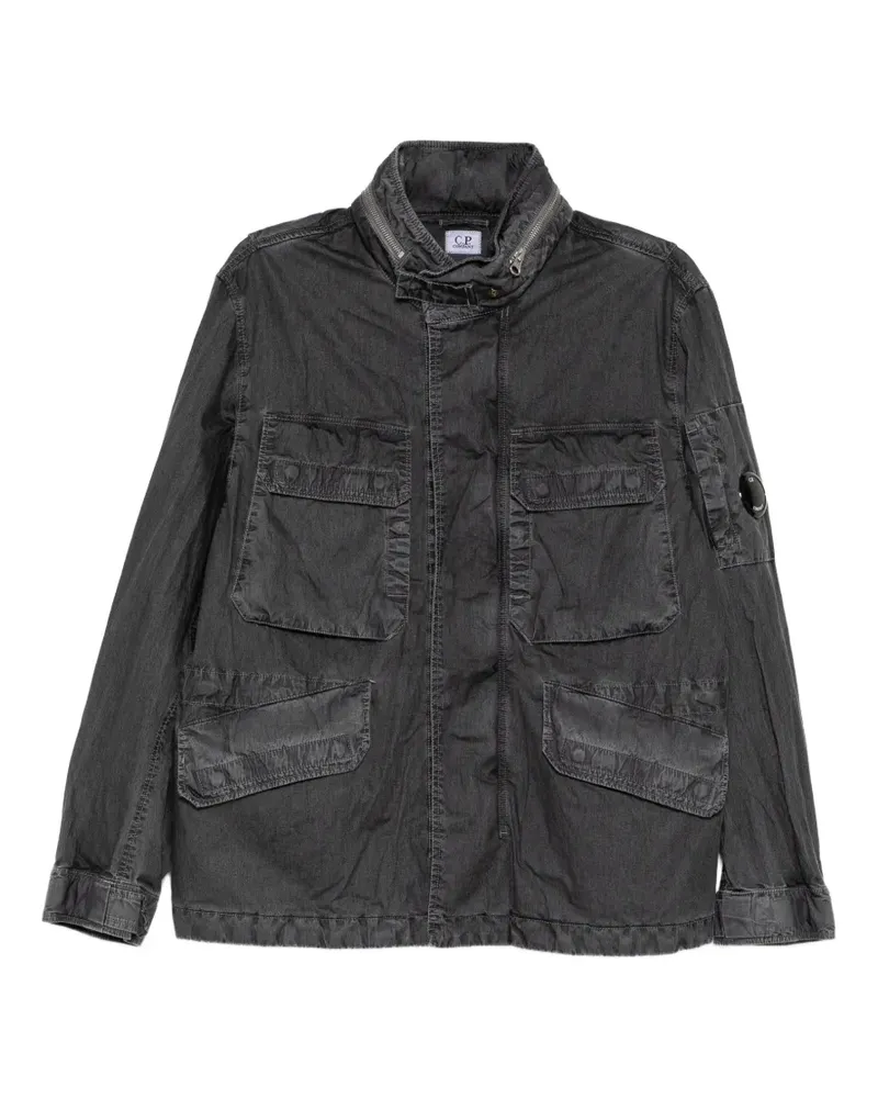 C.P. Company Utility-Jacke mit Linsen-Detail - Grau Grau