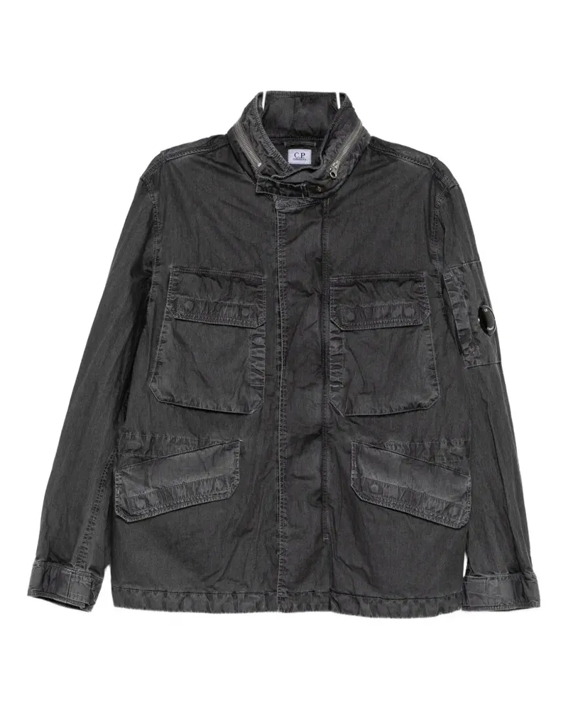 C.P. Company lens-detail field jacket - Grau Grau