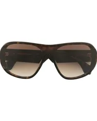 Vivienne Westwood Pilotenbrille in Schildpattoptik Braun