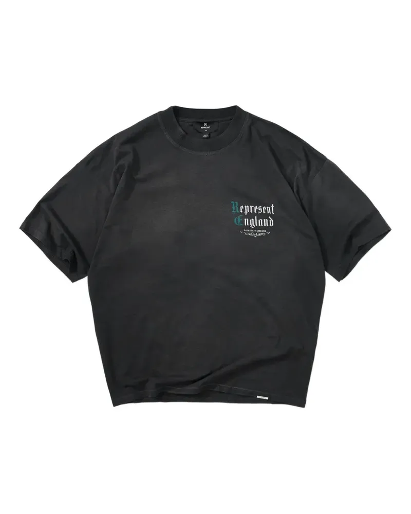REPRESENT Private Members T-Shirt - Schwarz Schwarz