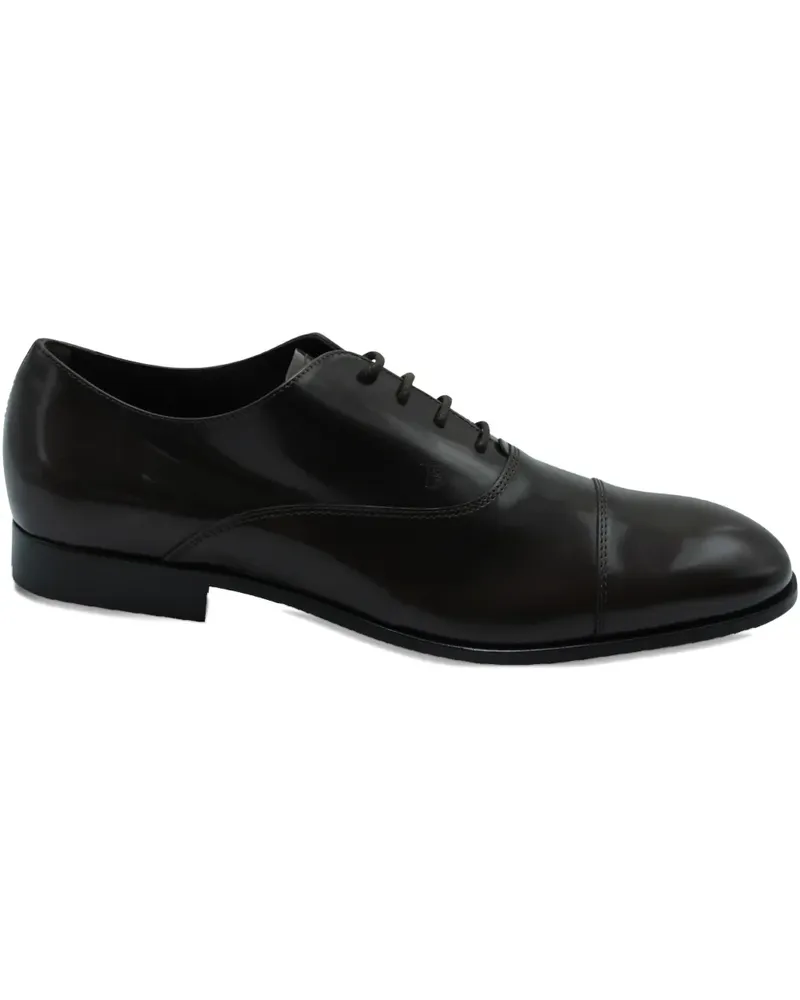 TOD'S leather Oxford shoes - Braun Braun
