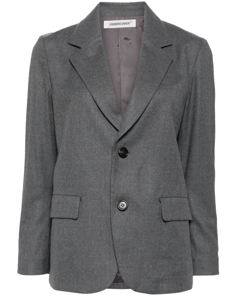 Undercover Einreihiger Blazer - Grau Grau