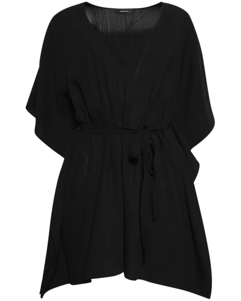 WARDROBE.NYC Klassisches Kaftankleid - Schwarz Schwarz