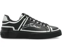 Sneakers mit Logo-Print - Schwarz