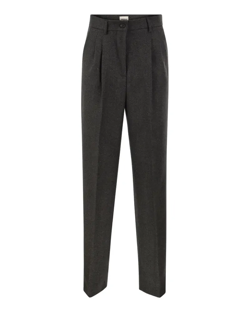 Max Mara pleated tapered trousers - Grau Grau