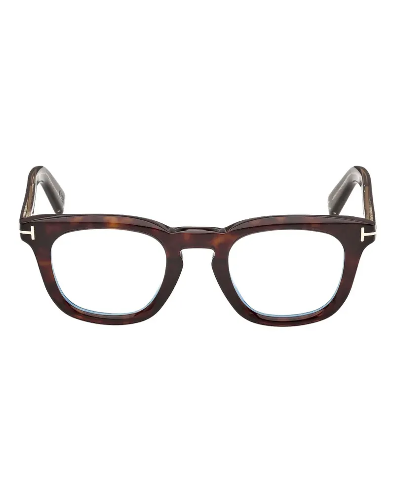Tom Ford Icon Brille mit eckigem Gestell - Braun Braun