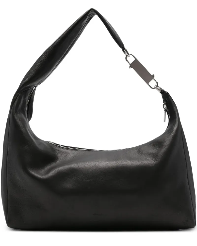 Rick Owens Gemini Schultertasche - Schwarz Schwarz