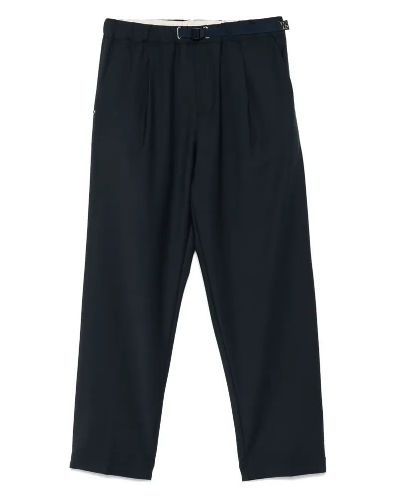 PLAN C Hose mit Faltendetail - Blau Blau