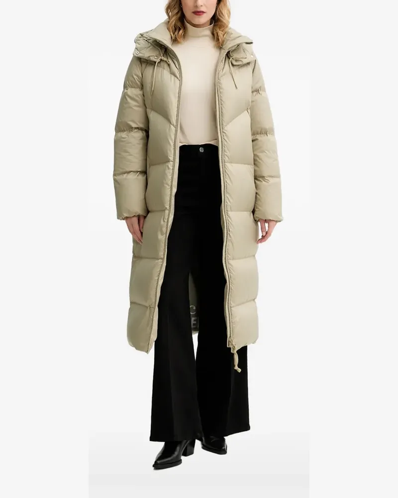 Marc O'Polo hooded-zipped coat - Nude Nude
