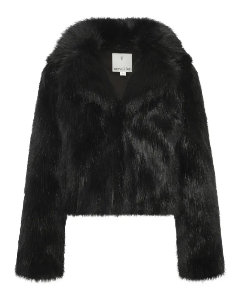 UNREAL FUR Harmony Jacke aus Faux Fur - Schwarz Schwarz