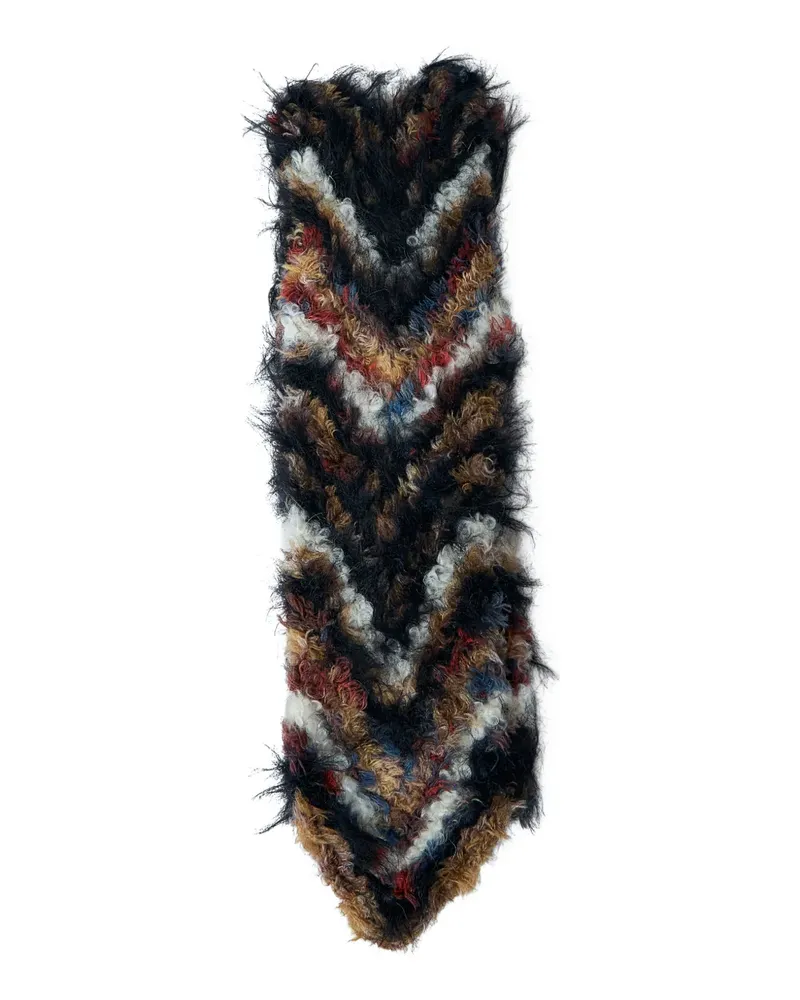 KIKO KOSTADINOV Strukturierter Schal - Schwarz Schwarz