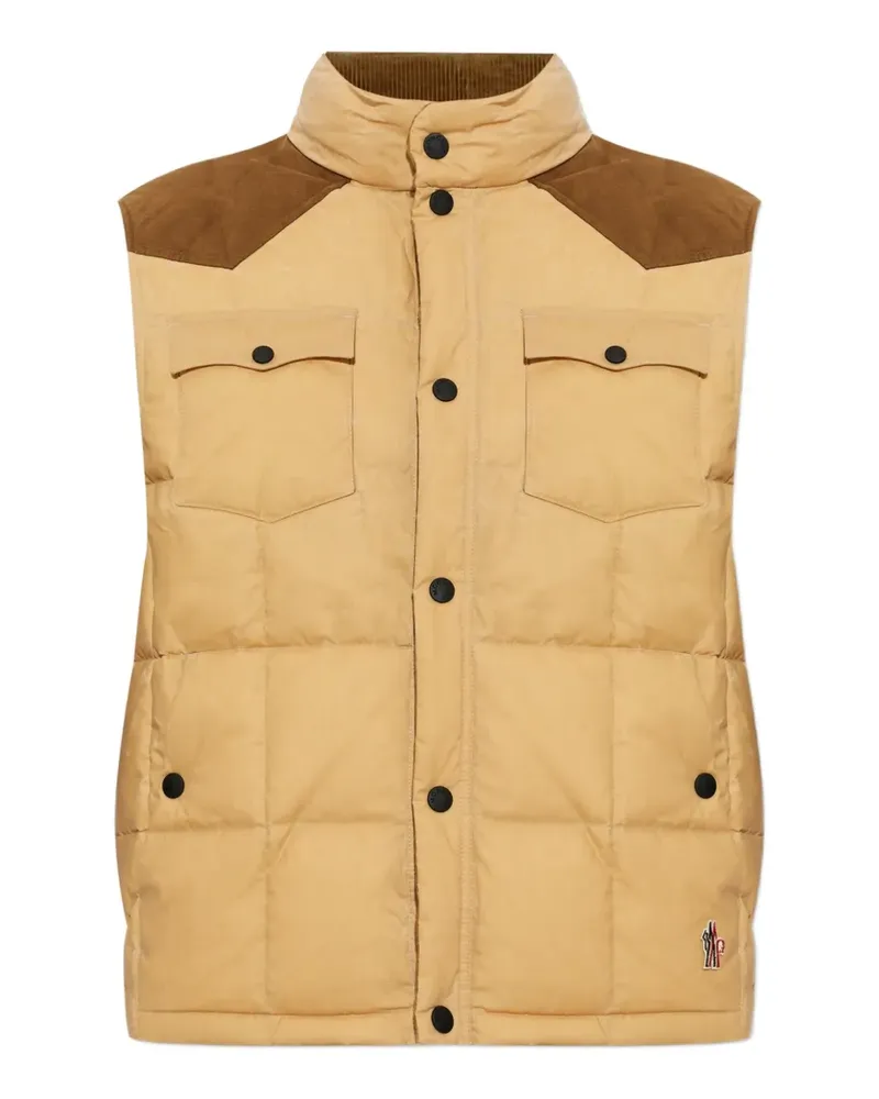 Moncler Après-Ski padded gilet - Nude Nude